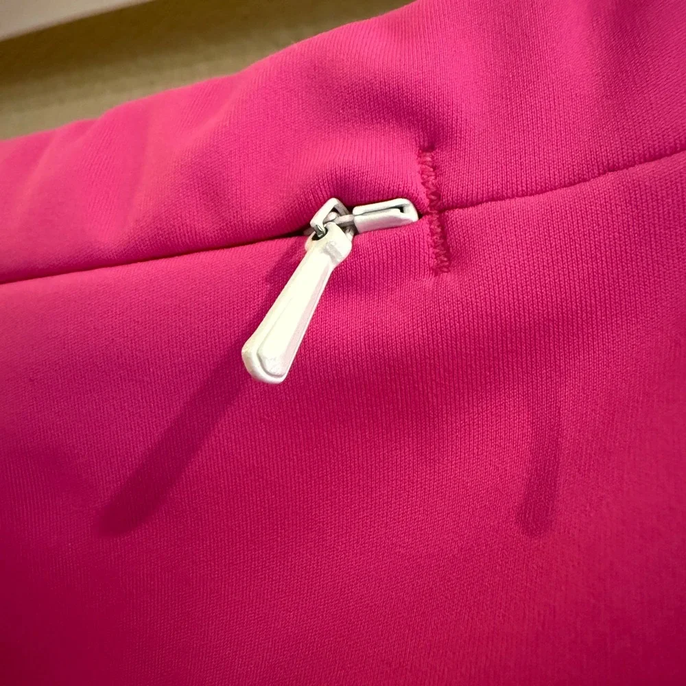 Urban Savage Tennis Skirt Womens Large Pink Pleated Athletic Skort US230 Gym